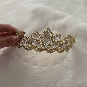 Amazon Gold and Crystal Tiara